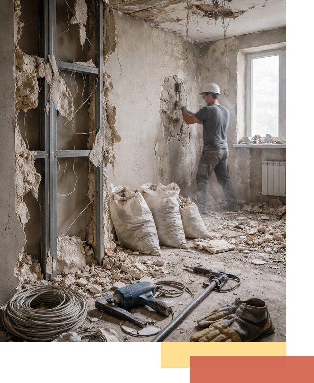 Профессиональный демонтаж зданий и конструкций в Боровичах