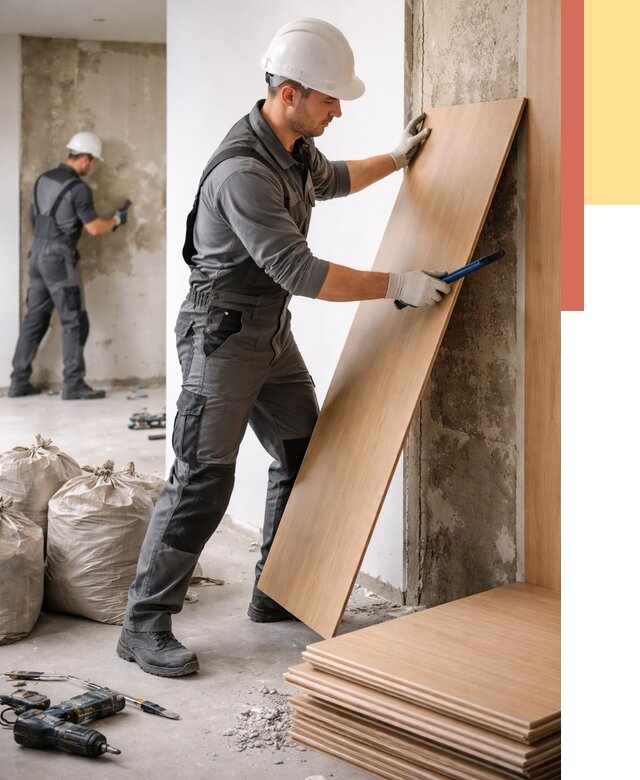 Демонтаж стеновых панелей в Боровичах от 3648 руб. за м² быстро и недорого | ОТДЕЛОЧНИК-Брв