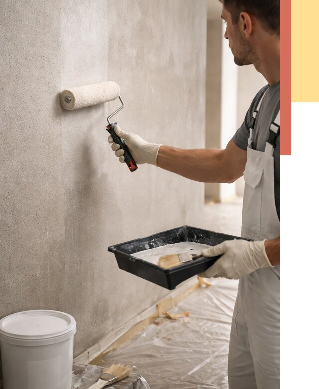 Грунтовка стен в Боровичах от 2293 руб. м2 — быстро, недорого, с материалом | ОТДЕЛОЧНИК-Брв