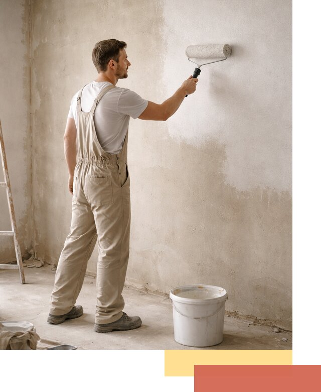 Грунтовка стен под отделку в Боровичах профессиональным раствором