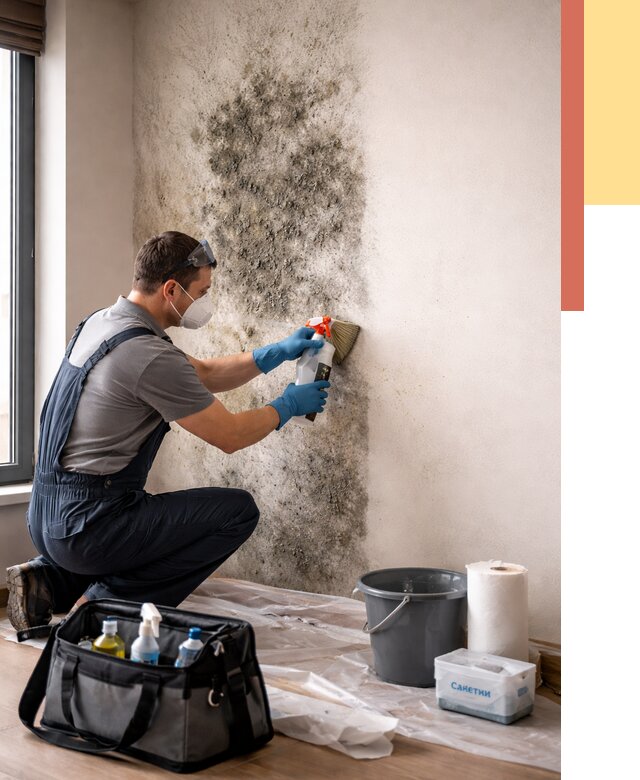 Удаление плесени со стен в Боровичах от 2241 руб. — быстро и недорого | ОТДЕЛОЧНИК-Брв