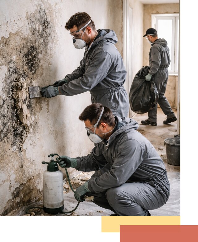 Удаление плесени со стен профессионально в Боровичах