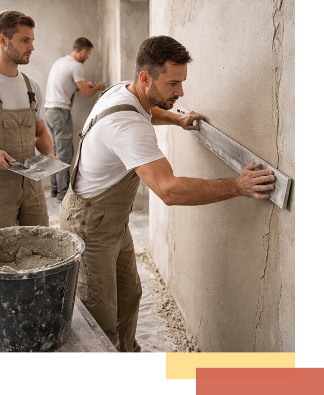 Штукатурка стен без маяков в Боровичах быстро и качественно