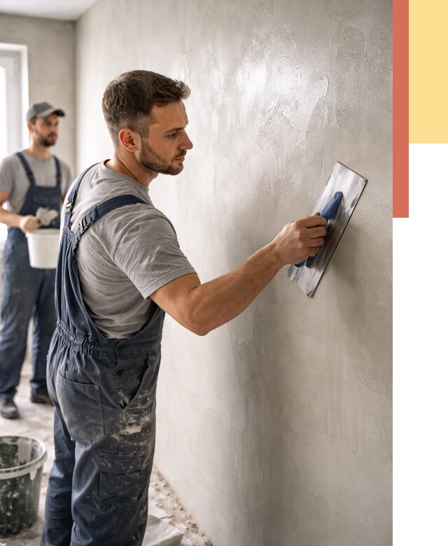 Глянцевание штукатурки стен в Боровичах от 7817 руб. — услуги и затирка | ОТДЕЛОЧНИК-Брв