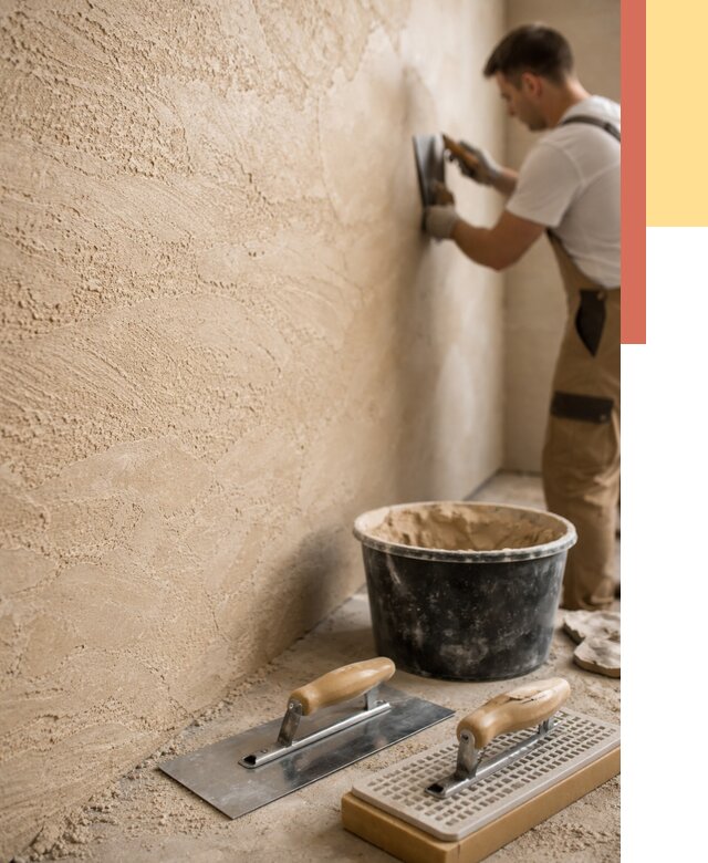 Декоративная штукатурка травертин в Боровичах от 1876 руб/м2 — качественно и недорого | ОТДЕЛОЧНИК-Брв