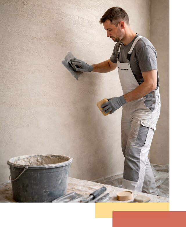 Декоративная штукатурка травертин в Боровичах для стен и потолков