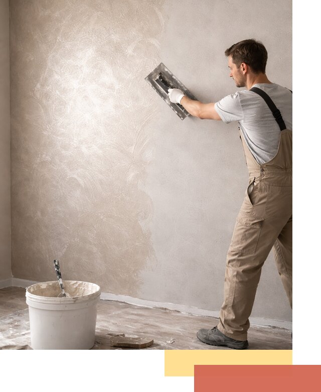 Декоративная штукатурка «Мокрый шелк» под ключ в Боровичах