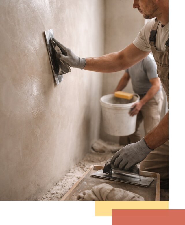 Нанесение марокканской штукатурки таделакт в Боровичах