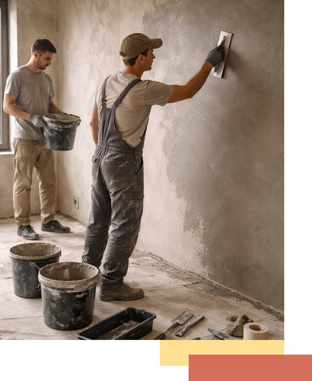 Нанесение микроцемента на стены в Боровичах качественно и быстро