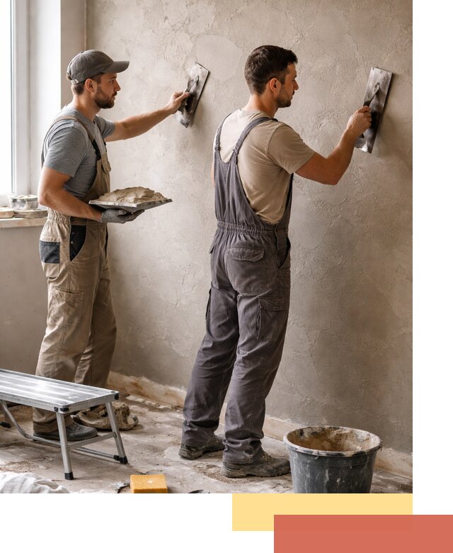 Ремонт декоративной штукатурки и восстановление фактуры в Боровичах