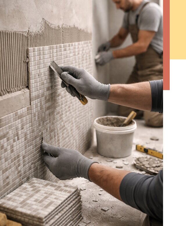 Облицовка стен мозаикой в Боровичах от 3335 руб/м2 — укладка мозаики на стены | ОТДЕЛОЧНИК-Брв