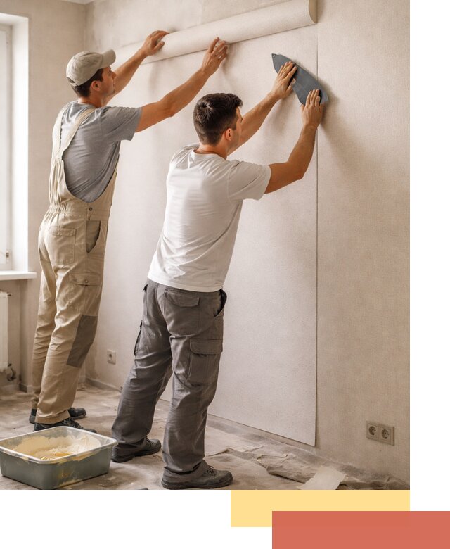 Поклейка виниловых обоев в Боровичах профессионально и качественно