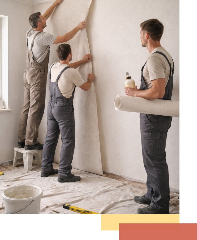 Оклейка стен обоями в Боровичах — качественно и профессионально