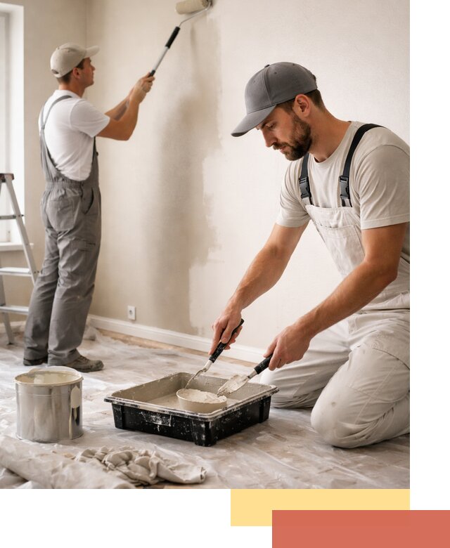 Покраска стен в квартире в Боровичах — профессионально и аккуратно