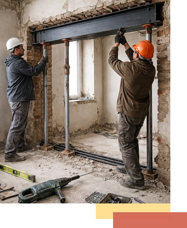 Усиление проема в стене в Боровичах для расширения и безопасности