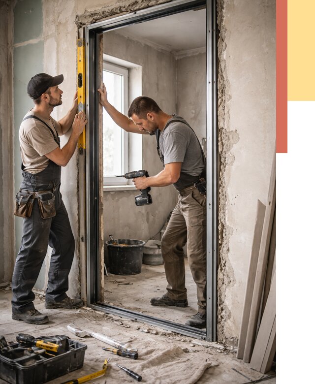 Закладка дверного проема в Боровичах от 3648 руб. — быстро и недорого | ОТДЕЛОЧНИК-Брв