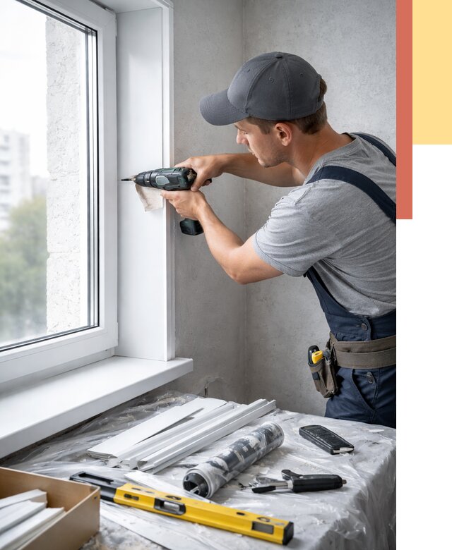 Установка пластиковых откосов в Боровичах от 2345 руб. | ОТДЕЛОЧНИК-Брв монтаж, быстро и недорого