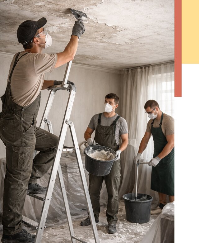 Удаление побелки с потолка в Боровичах от 2606 руб. быстро и недорого | ОТДЕЛОЧНИК-Брв