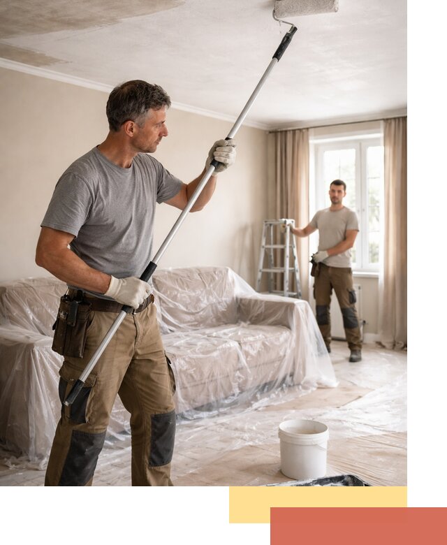 Грунтовка потолка в Боровичах — подготовка под покраску и отделку