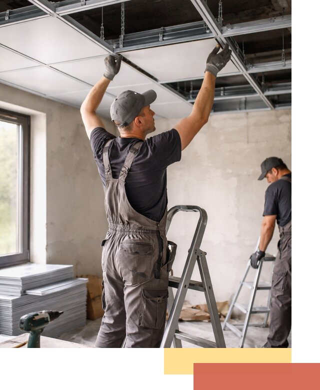 Монтаж кассетного потолка в Боровичах качественно и быстро