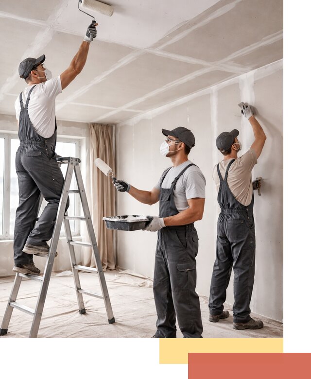 Покраска потолка из гипсокартона в Боровичах качественно и недорого