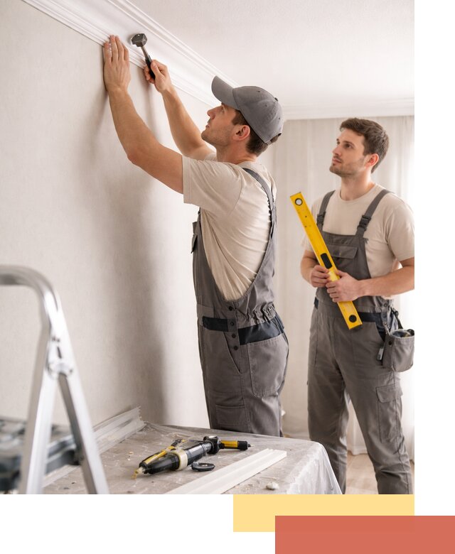 Монтаж потолочного плинтуса в Боровичах качественно и быстро