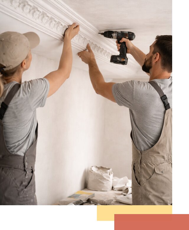 Профессиональный монтаж лепнины на потолок в Боровичах