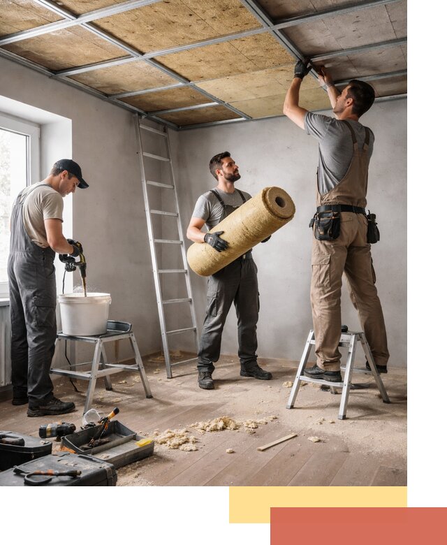 Шумоизоляция потолка в Боровичах: профессиональный монтаж и отделка